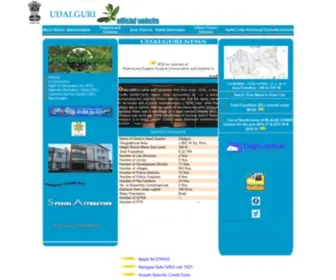 Udalguri.gov.in(Udalguri Official Website) Screenshot