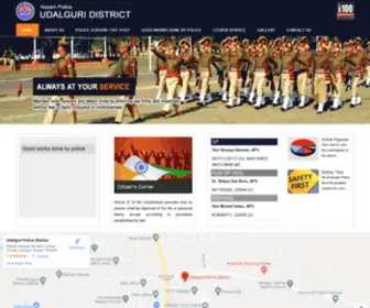 Udalguripolice.in(Assam Police Udalguri) Screenshot