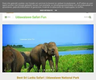 Udawalawesafarifun.com(Udawalawe Safari Fun) Screenshot