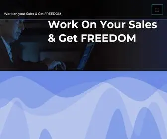 Udayshetty.com(Work on your Sales & Get FREEDOM) Screenshot