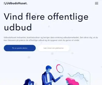 Udbudshuset.dk(Offentlige Udbud) Screenshot