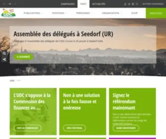 UDC.ch(UDC Suisse) Screenshot