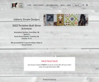 Udderlysimple.com(Udderly Simple Designs) Screenshot