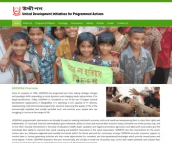 Uddipan.org(United Development Initiatives for Programmed Actions) Screenshot