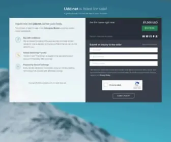 UDD.net(GoDaddy Auctions) Screenshot