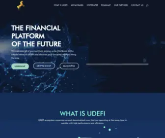 Udefi.net(Financial platform of the future) Screenshot