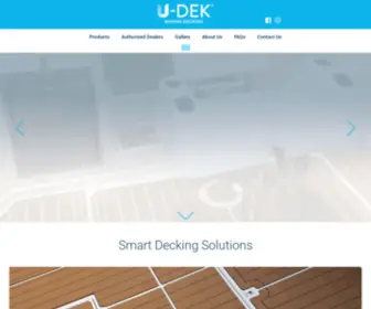 Udek.com.au(U-DEK marine decking) Screenshot