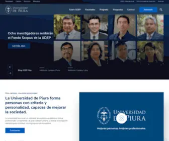 Udep.edu.pe(Universidad de Piura) Screenshot