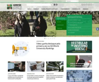 Udesc.br(Universidade do estado de santa catarina) Screenshot