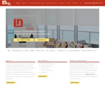 Udesignshades.com(Manufacturer & Wholesaler) Screenshot