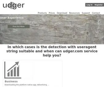 Udger.com(User Agents Analysis) Screenshot