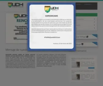 UDH.edu.pe(Universidad de Huánuco) Screenshot