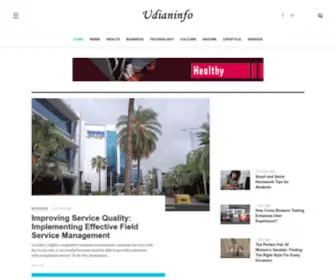 Udianinfo.com(About news) Screenshot