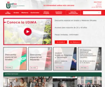 Udima.es(Universidad a Distancia de Madrid) Screenshot
