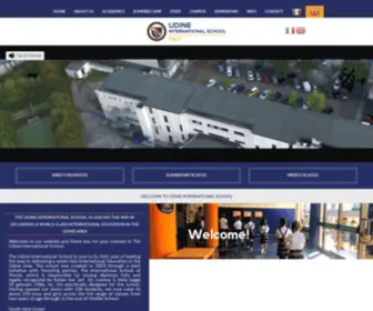 Udineis.org(Udine International School) Screenshot