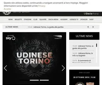 Udinese.it(Udinese) Screenshot