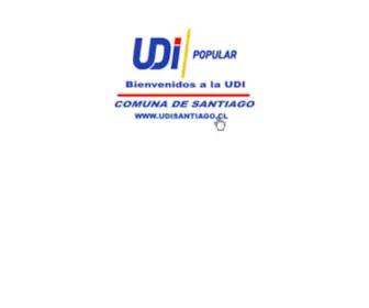 Udisantiago.cl(UDI Santiago Centro) Screenshot