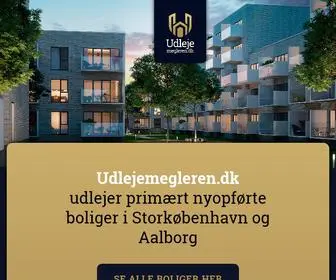 Udlejemegleren.dk(Unikt banebrydende leje) Screenshot