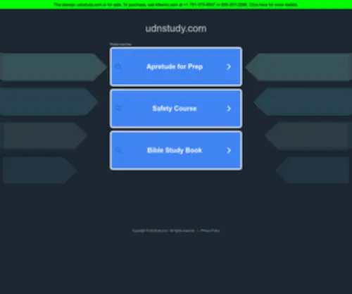 Udnstudy.com(The Leading UDN Study Site on the Net) Screenshot