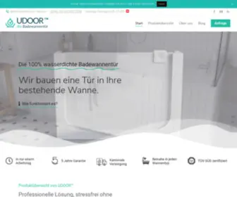 Udoor.ch(Badewannentür) Screenshot