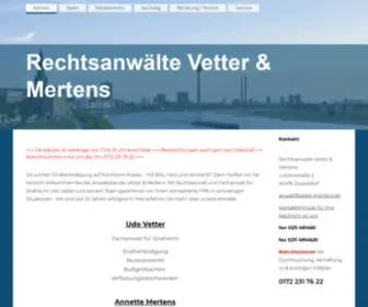 Udovetter.de(Anwälte & Steuerberater) Screenshot