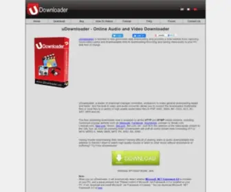 Udownloader.com(Free Online Audio and Video Downloader) Screenshot