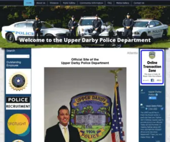 UDPD.org(Upper Darby Police Department) Screenshot