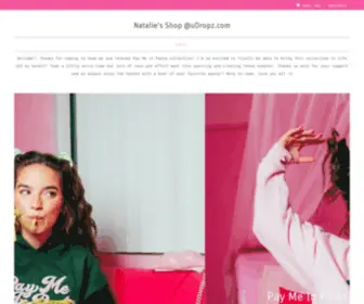 Udropz.com(Natalie's Shop @) Screenshot