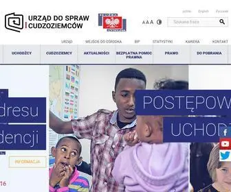 UDSC.gov.pl(Urząd do Spraw Cudzoziemców) Screenshot