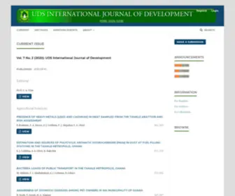 Udsijd.org(UDS International Journal of Development) Screenshot