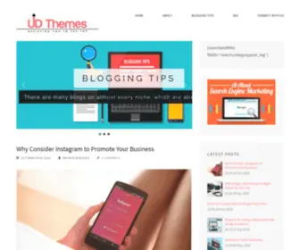 Udthemes.com(Digital marketing and search engine optimization are two topics that are forever evolving. Our site) Screenshot