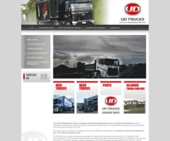 Udtrucks.co.nz(UD Trucks) Screenshot