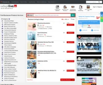 Udupilive.in(Udupi Directory) Screenshot