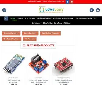 Udvabony.com(Electronics, Sensors, Robotics Online Shop) Screenshot