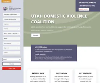 UDVC.org(Utah Domestic Violence Coalition) Screenshot