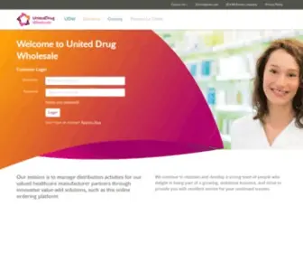 UDW.ie(United Drug Wholesale) Screenshot