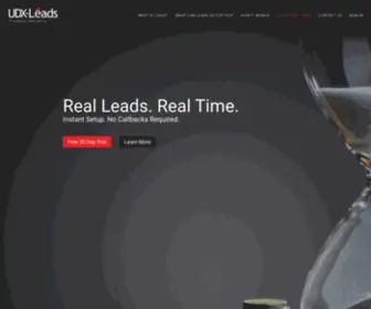 Udxleads.com(UDX-Leads) Screenshot