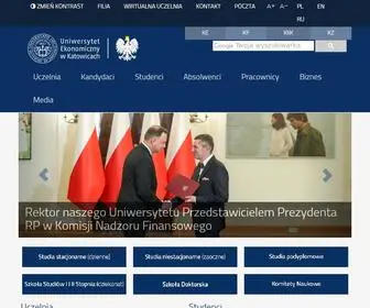 UE.katowice.pl(Strona g) Screenshot