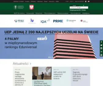 UE.poznan.pl(Uniwersytet Ekonomiczny w Poznaniu) Screenshot