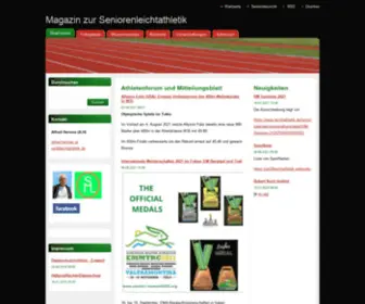 UE30Leichtathletik.de(Magazin zur Seniorenleichtathletik) Screenshot