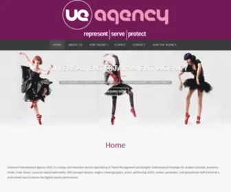 Ueagency.com.au(UE Agency) Screenshot