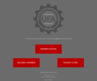 Ueaonline.org(Utica Education Association) Screenshot