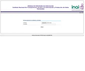 Ueapf.org.mx(Plataforma Nacional de Transparencia) Screenshot