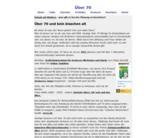 Ueber70.de(Über 70) Screenshot