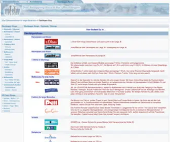 Ueberlaengen-Shop.de(Adressen und Quellen für Lange Menschen) Screenshot