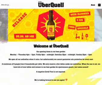 Ueberquell.com(ÜberQuell) Screenshot