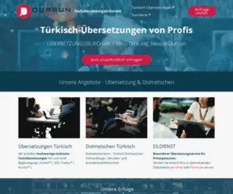 Uebersetzung-Tuerkisch.de(Übersetzungen Türkisch durch muttersprachliche Übersetzer) Screenshot