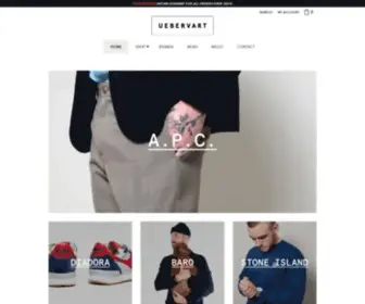 Uebervart-Shop.de(UEBERVART) Screenshot