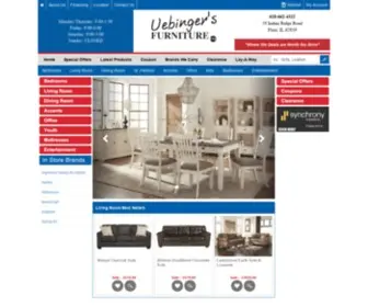 Uebingers.com(Uebinger's Furniture Co) Screenshot