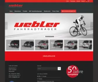 Uebler.com(Zubehör rund ums Auto) Screenshot